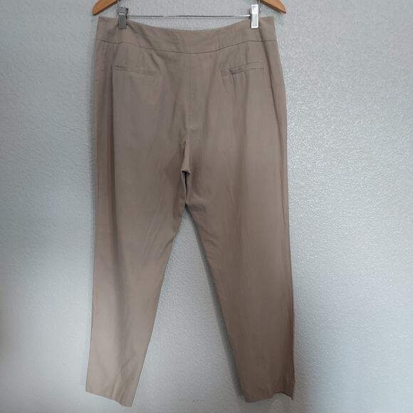 Pendelton Tan Silk Blend Trouser Pants Size 12 - Picture 8 of 13